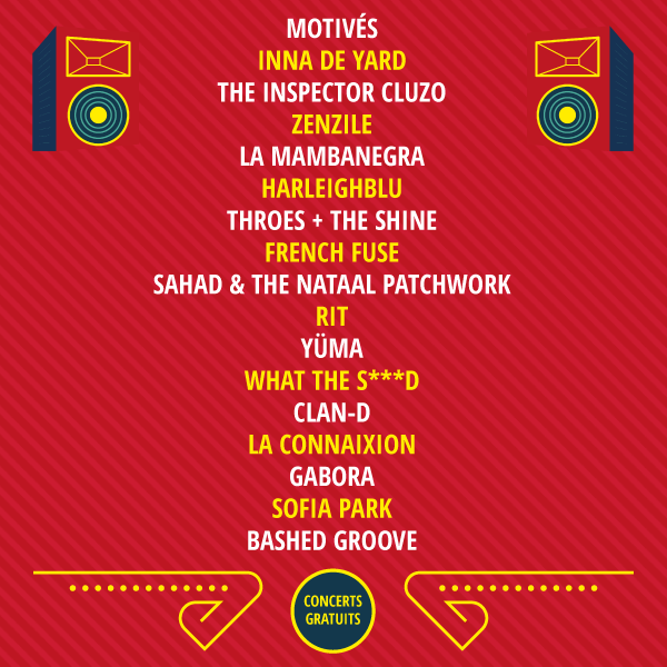 Toute la prog' 2017 de la 20ème édition du Zik Zac Festival