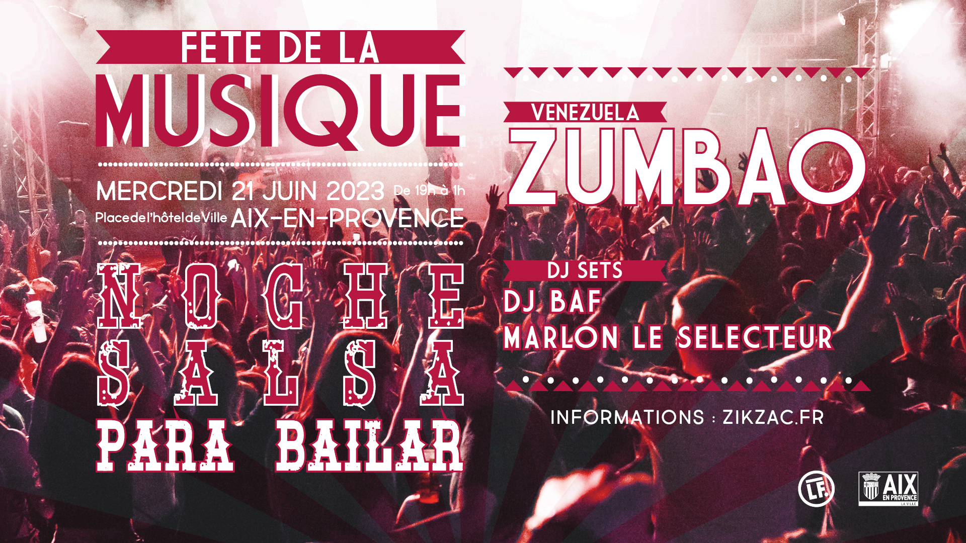 Fete musique event banner Fete musique event banner
